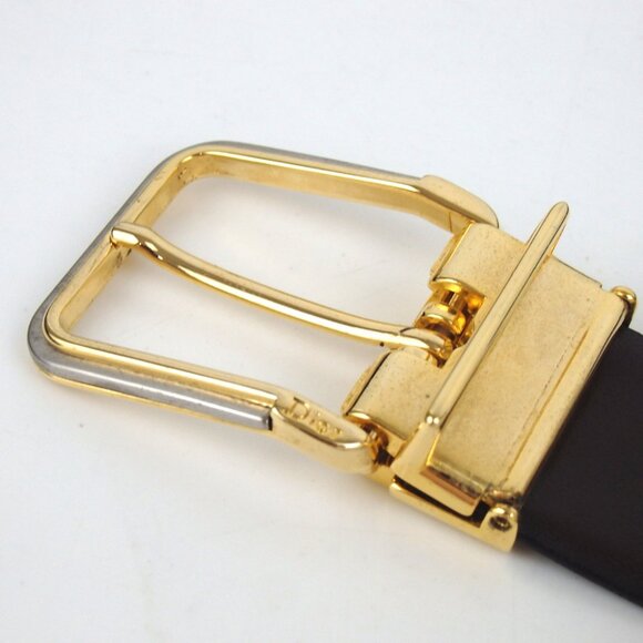 Authentic Christian Dior Four-In-One Belt Gift Set belt leather [Used] - Picture 4 of 13